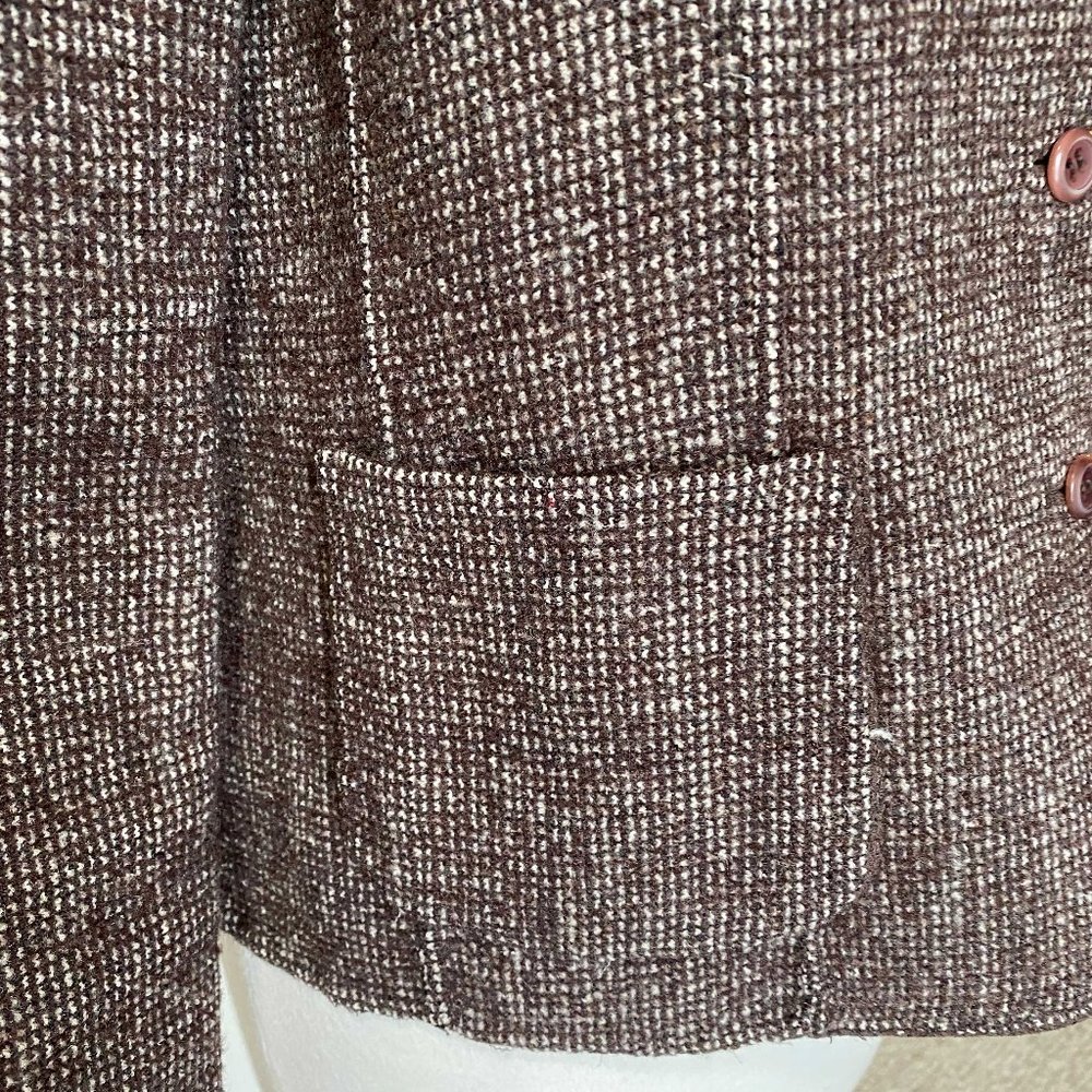 Pendleton Tweed Jacket Brown (Reversible) - Size … - image 4
